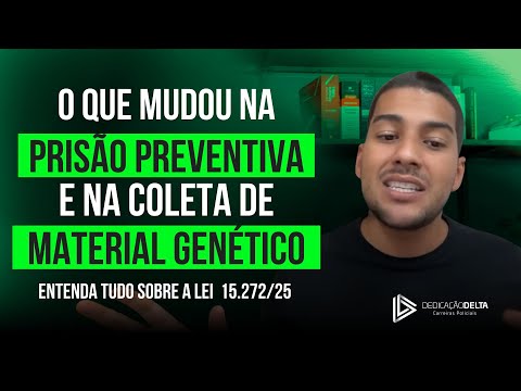 What has changed regarding pre-trial detention? And the collection of genetic material? New Law 1...