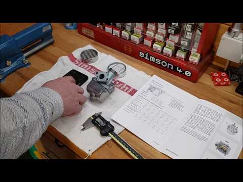 Simson moped carburetor jets / calculate size easily!