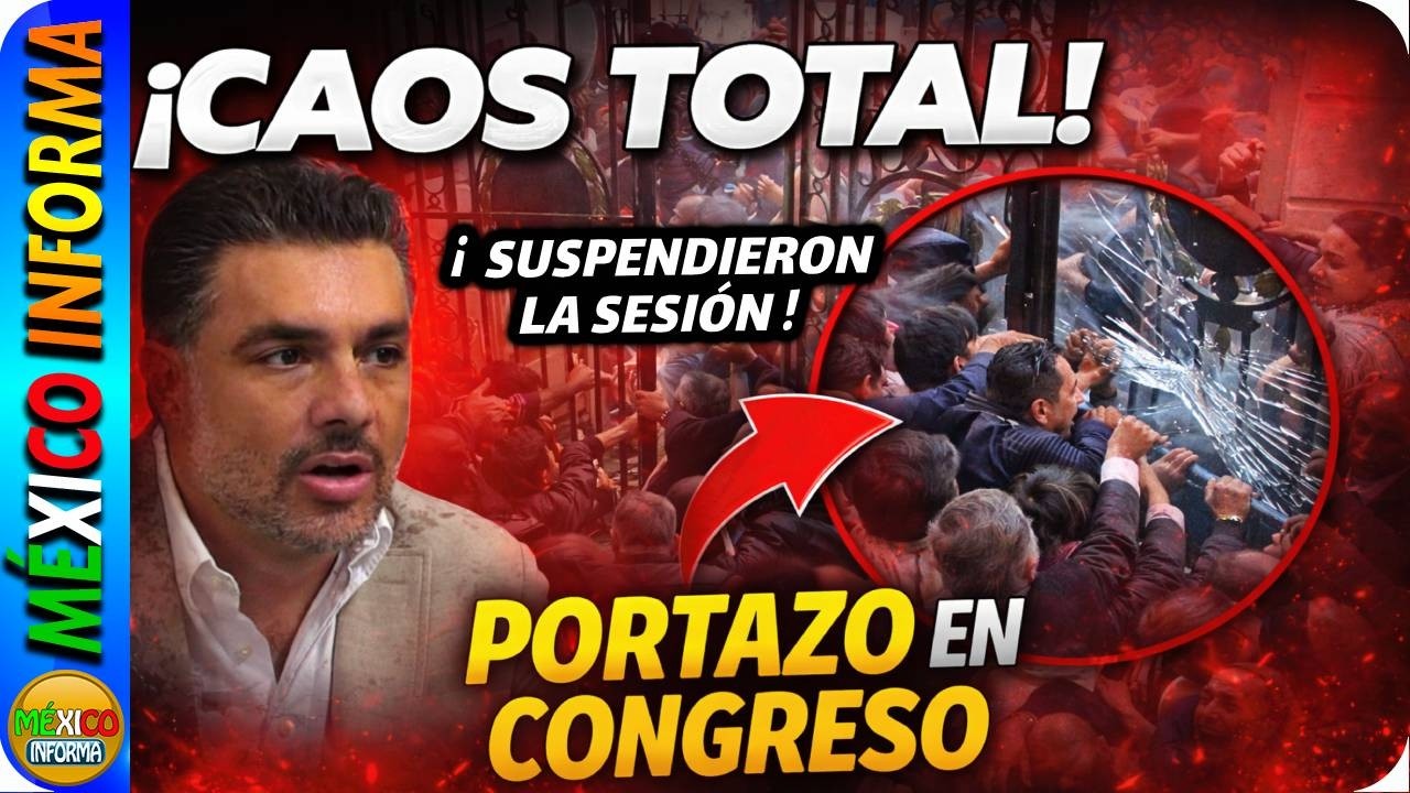 TENSIÓN EN EL CONGRESO DE LA CDMX. DIERON PORTAZO Y TODO SE SALIÓ DE CONTROL. SUSPENDIERON LA SESIÓN