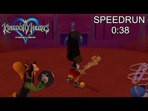 KH FM [Proud Mode] Hades Cup Hades Speedrun 0:38