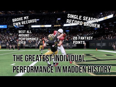 THE GREATEST INDIVIDUAL PERFORMANCE OF ALL TIME (MADDEN 20 CB CAREER MODE EP. 4)