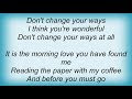 Josh Rouse - Wonderful Lyrics