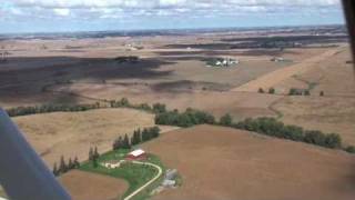 preview picture of video 'Clinton, Iowa from the air October 2, 2010'