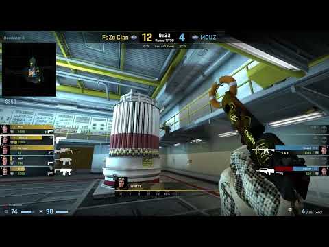 CS:GO POV Demo FaZe Twistzz (22/12) vs MOUZ (de_nuke) @ PGL Major Antwerp 2022 Europe RMR A
