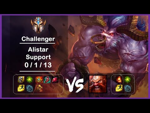 KR Challenger Replays Support Alistar vs Gragas Ep.3220