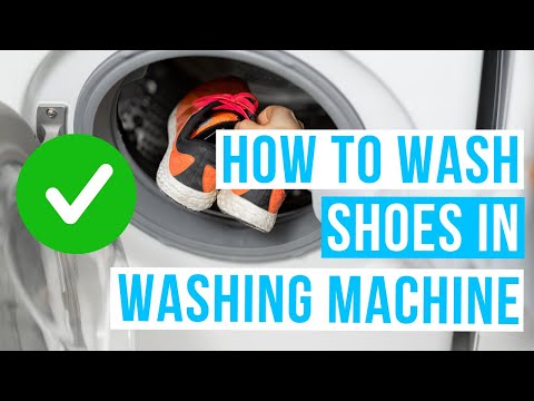 How to WASH SHOES IN WASHING MACHINE