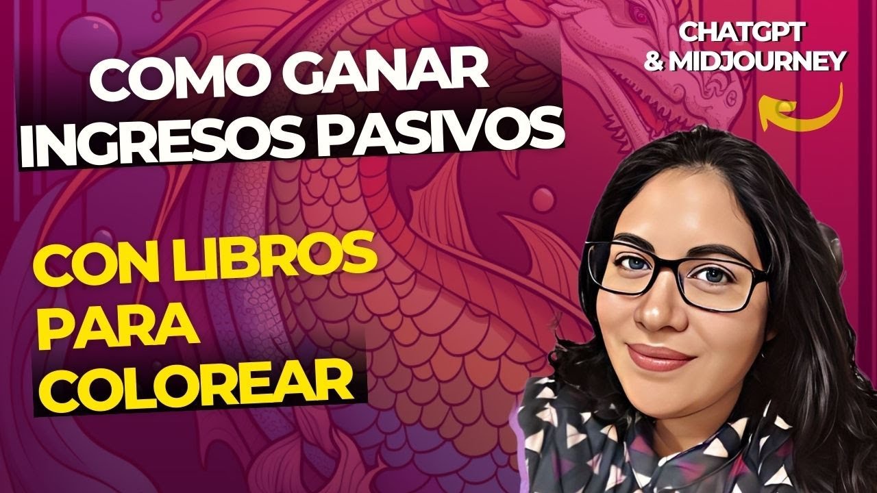 <strong>Como Ganar Dinero con Libros para Colorear con ChatGPT y Midjourney - en 3 Pasos</strong>
