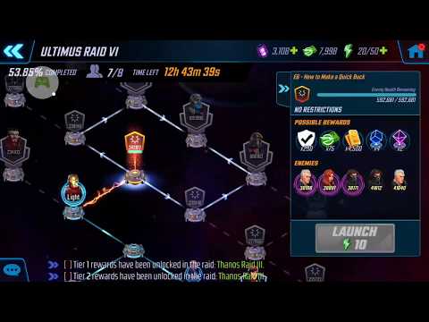 Marvel Strike Force, Ultimus Raid VI: E6 - How to Make a Quick Buck