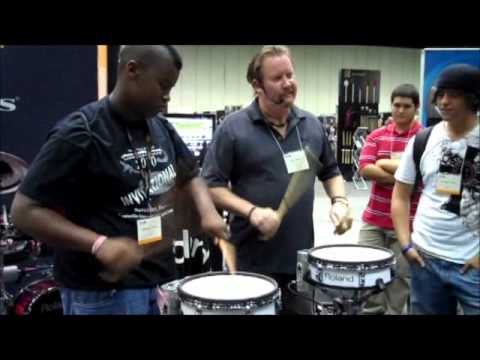 Drumming with Scott Johnson at PASIC 2010