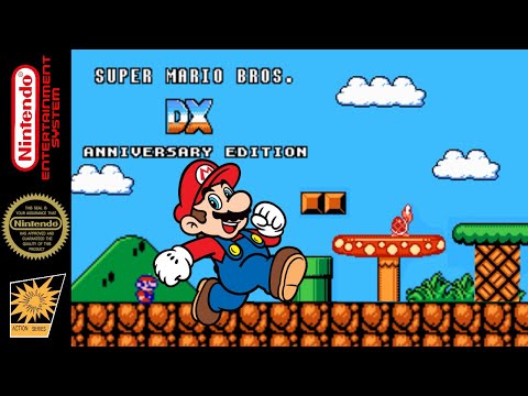 Super Mario Bros. DX Anniversary Edition - Hack [NES]