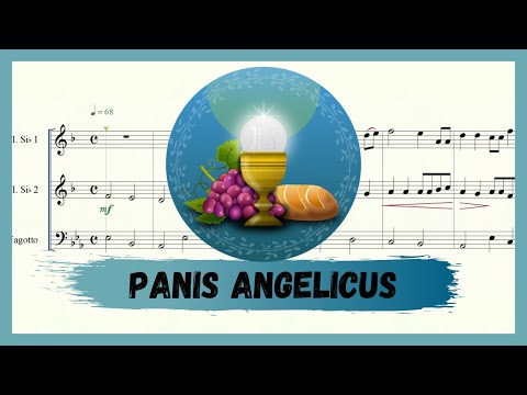 SPARTITO Panis Angelicus - Cesar Franck | Per due clarinetti e fagotto