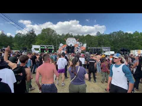 Frenchtek30 / Teknival 2023 - Façade sud-ouest vendredi 17h