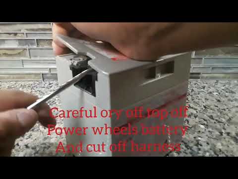 Fisher price power wheels battery hack