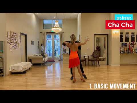 Cha cha(pre-bronze level )Basic movement by Oleg 📲 “Dance With Oleg” APP & DanceWithOleg.com