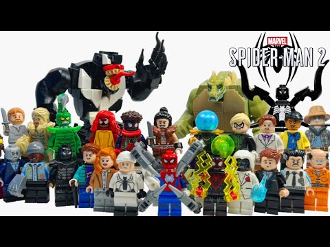 LEGO Spider Man 2 Insomniac / PS5 Video Game All Characters & How To Build Them!