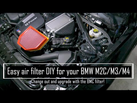 Changing your BMW M2C/M3/M4 air filters is easy with an upgrade from BMC!