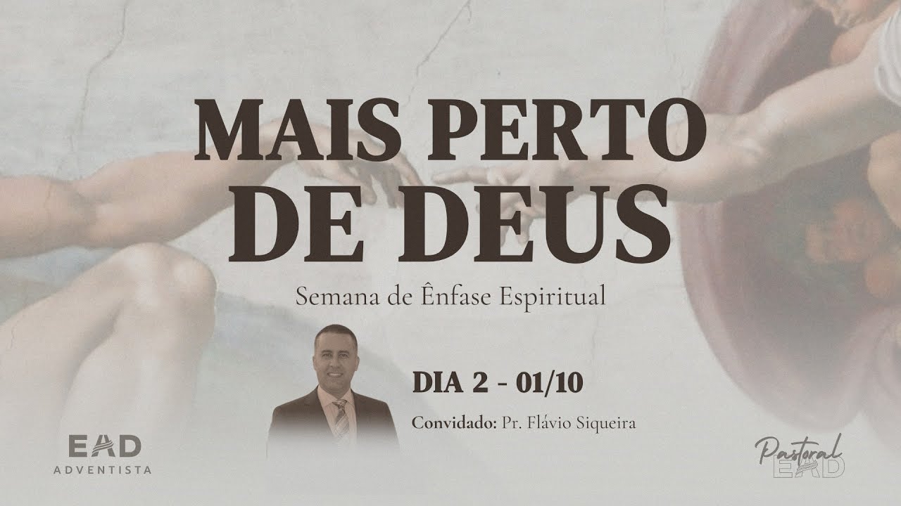 🟤 Mais perto de Deus com Pr. Flávio Siqueira - Semana de Enriquecimento Espiritual