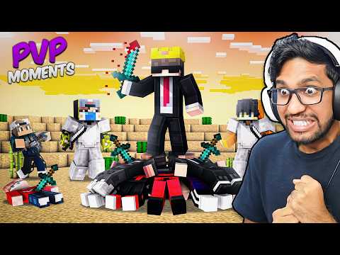 REACTING TO SENPAI SPIDER EPIC PVP MOMENTS !