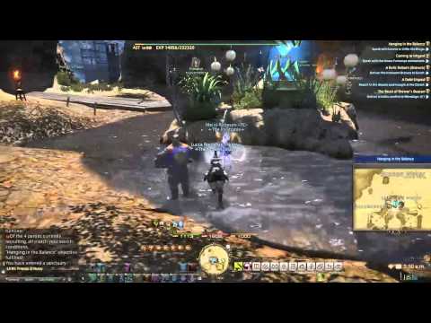 No Commentary Roroshan Experiences FFXIV HW Early Access Day 1: Astrologian Job Quest LvL 35 [P2]