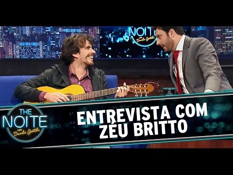 The Noite (01/08/14) - Interview with singer Zéu Britto