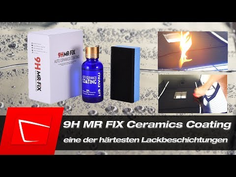 9HMrFix ceramic coating correctly apply test - apply a ceramic coating english Mr.Fix 9H