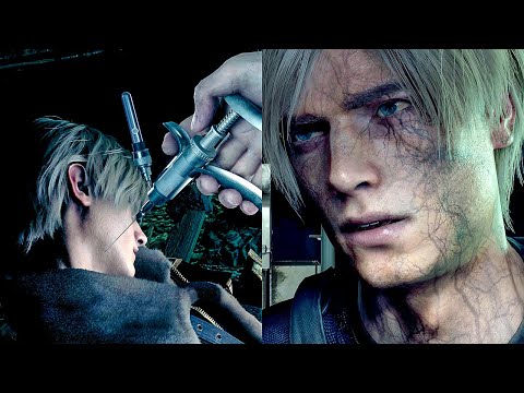 Leon Gets Infected Full Parasite Transformation - Resident Evil 4 Remake