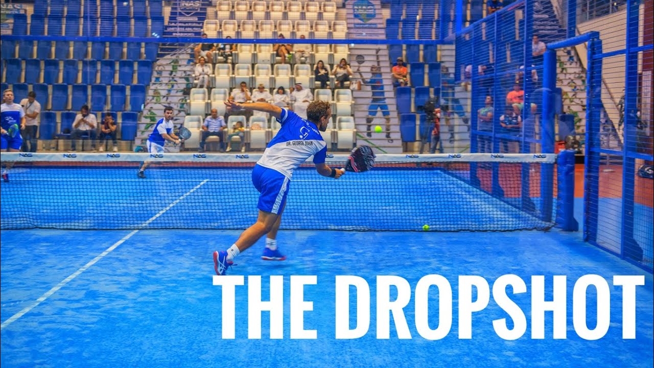 Dropshot technique: court position and ball height