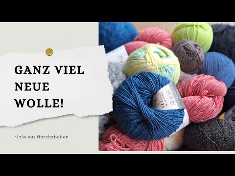 Mega yarn haul, lots of new yarn | Knitting podcast #superyarns #gruendl #eddna