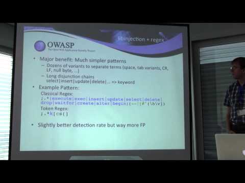 OWASP AppSec EU 2013: An Alternative Approach for Real-Life SQLi Detection