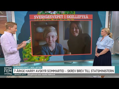 Så svarade statsministern på 7-årige Harrys brev | Efter fem | TV4 & TV4 Play