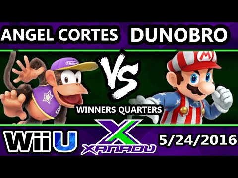 S@X 151 - Angel Cortes (Diddy, Bayonetta) Vs. DunnoBro (Mario) SSB4 WQ - Smash Wii U - Smash 4