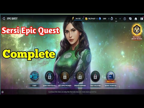 [Sersi Epic Quest] //🔥👍 Complete Part 1  // (To much Easy F2P) l in [MFF]  #rkmff #mff #eternals