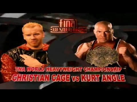 Christian Cage vs. Kurt Angle - Final Resolution 2008 Highlights