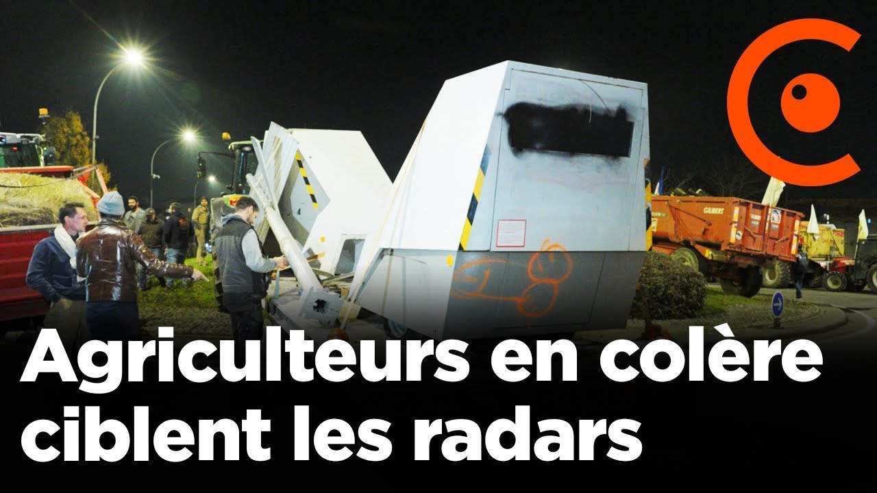 Les agriculteurs en colère ciblent les radars à Montauban - 26/11/2024