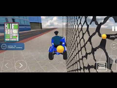 US Police ATV Quad Bike Transport Cargo Plane Game - Android Gameplay