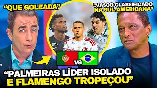TV PORTUGUESA REPERCUTIU A GOLEADA DO PALMEIRAS NO BRASILEIRÃO E CLASSIFICAÇÃO DO VASCO