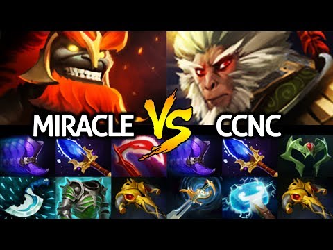 MIRACLE Mars VS CCNC Monkey King Intense Battle of Scepter 7.22 Dota 2