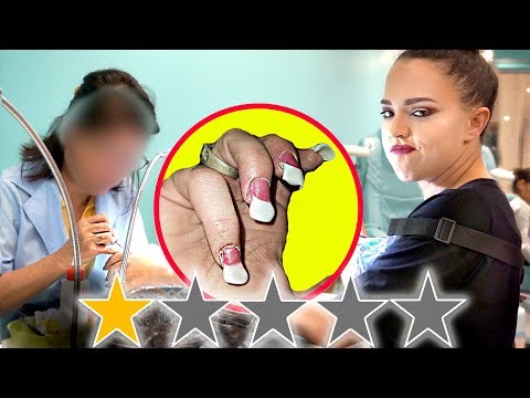 I WENT TO THE WORST REVIEWED NAIL SALON IN MY CITY LOS ANGELES Video