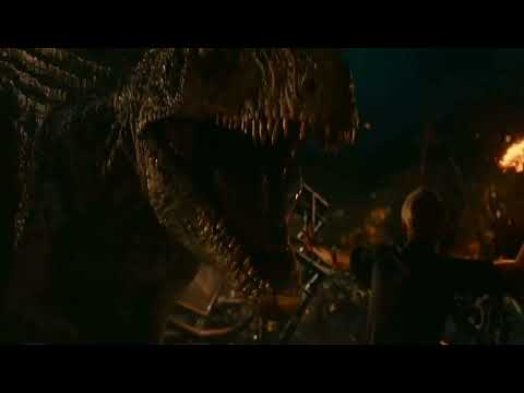 Official Jurassic World Dominion Giganotosaurus Fire Breathing Clip in HD