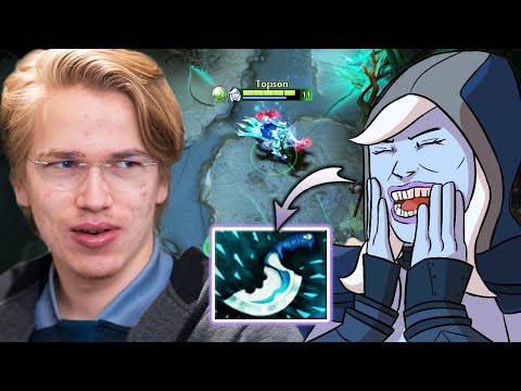 BLINK DAGGER is a Perfect ITEM for DROW RANGER! - Topson's 200 IQ Builds DOTA 2