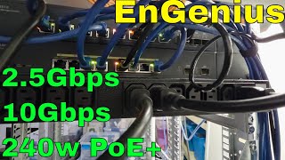 The EnGenius ECS2510FP Switch - 2.5Gbps/10GBps + 240w of PoE!