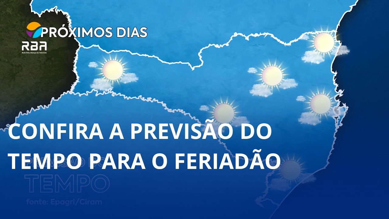 Previsão do Tempo para o feriadão no Alto Vale