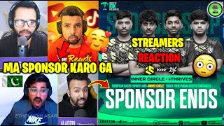Download lagu STREAMERS REACT TO INNER CIRCLE SPONSORSHIP ENDS? 🧐 4THRIVES BACK ? mp3