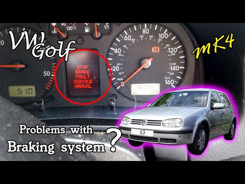 STOP!!! BRAKE FAULT SERVICE MANUAL, VW Golf mk4