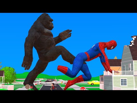 Spider-Man vs King Kong #spiderman #kingkong #epicbattle