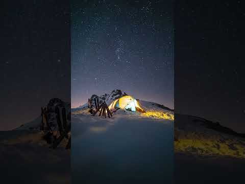 🇳🇵Night at Everest base camp. #night #everest #base #camp ||