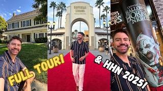 Halloween Horror Nights 2025 behind the scenes  🎬 & full Universal Hollywood Tour! 🎃