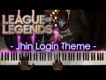 🍍Jhin Login Theme - [League of Legends] - Piano Cover🥥