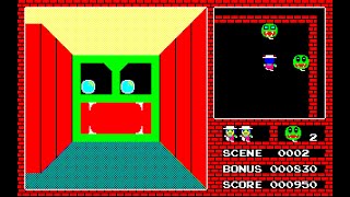 Sharp X1 Game: 3D Bomber Man (1983 Hudson Soft)