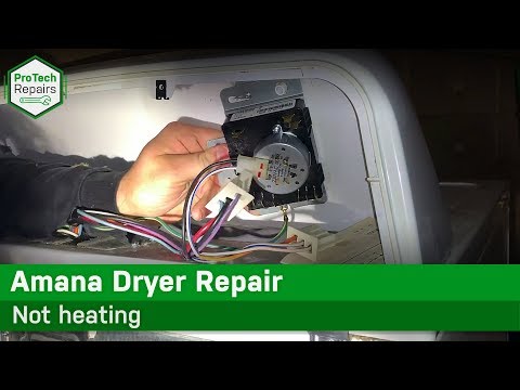 Amana, Whirlpool & Maytag Dryer - No heating - Diagnostic & Repair